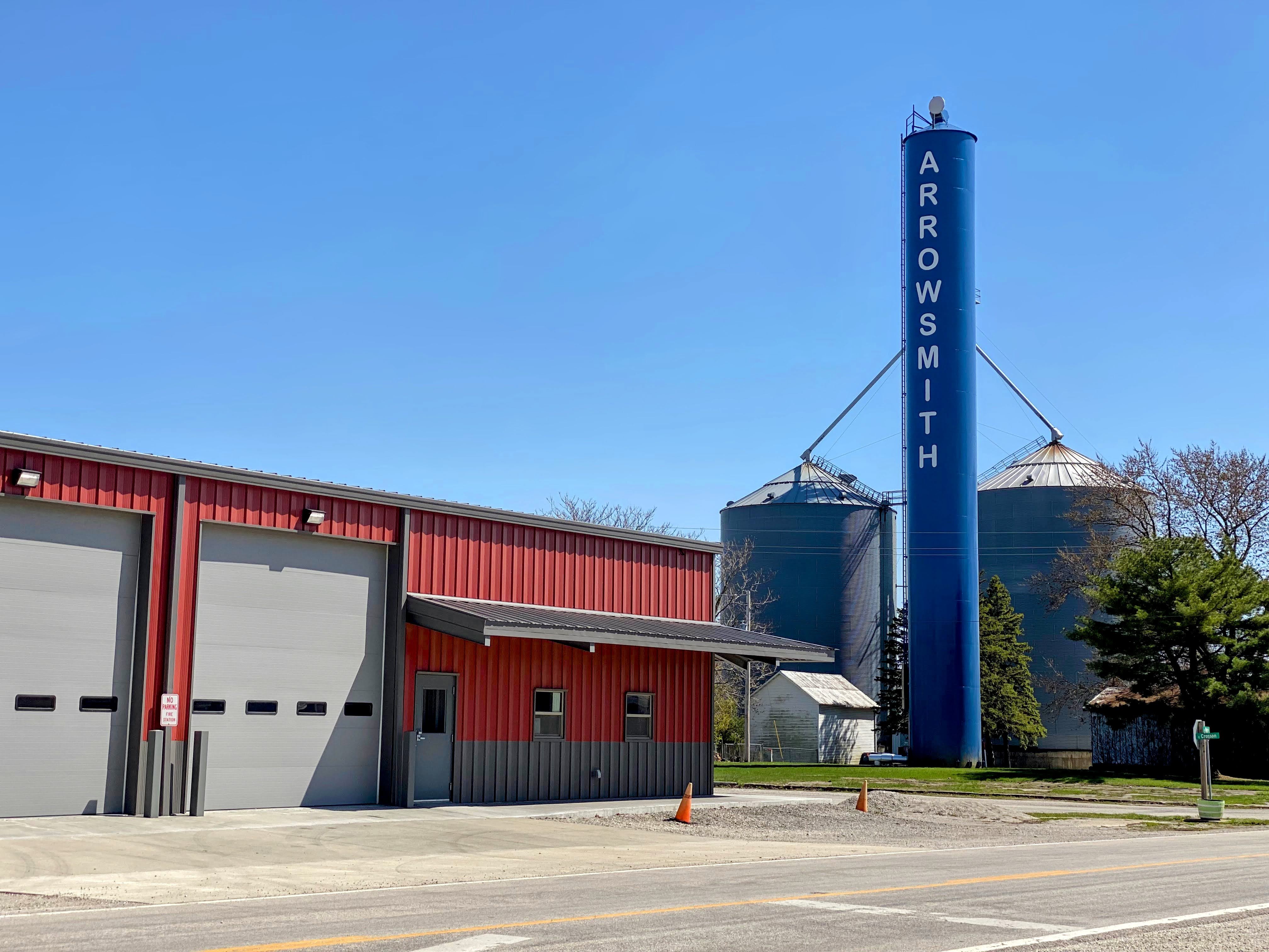 Arrowsmith Fire Station and Water Tower